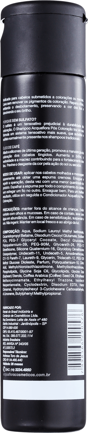 Acquaflora Pós-coloração - Shampoo 300ml