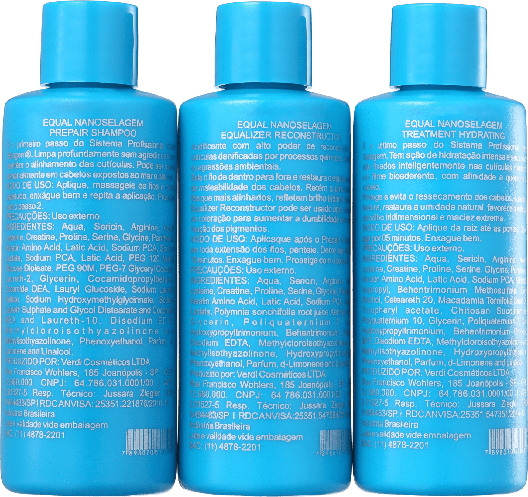 Mediterrani Equal System Ultra Alinhamento e Brilho 3D Kit (3 Produtos)