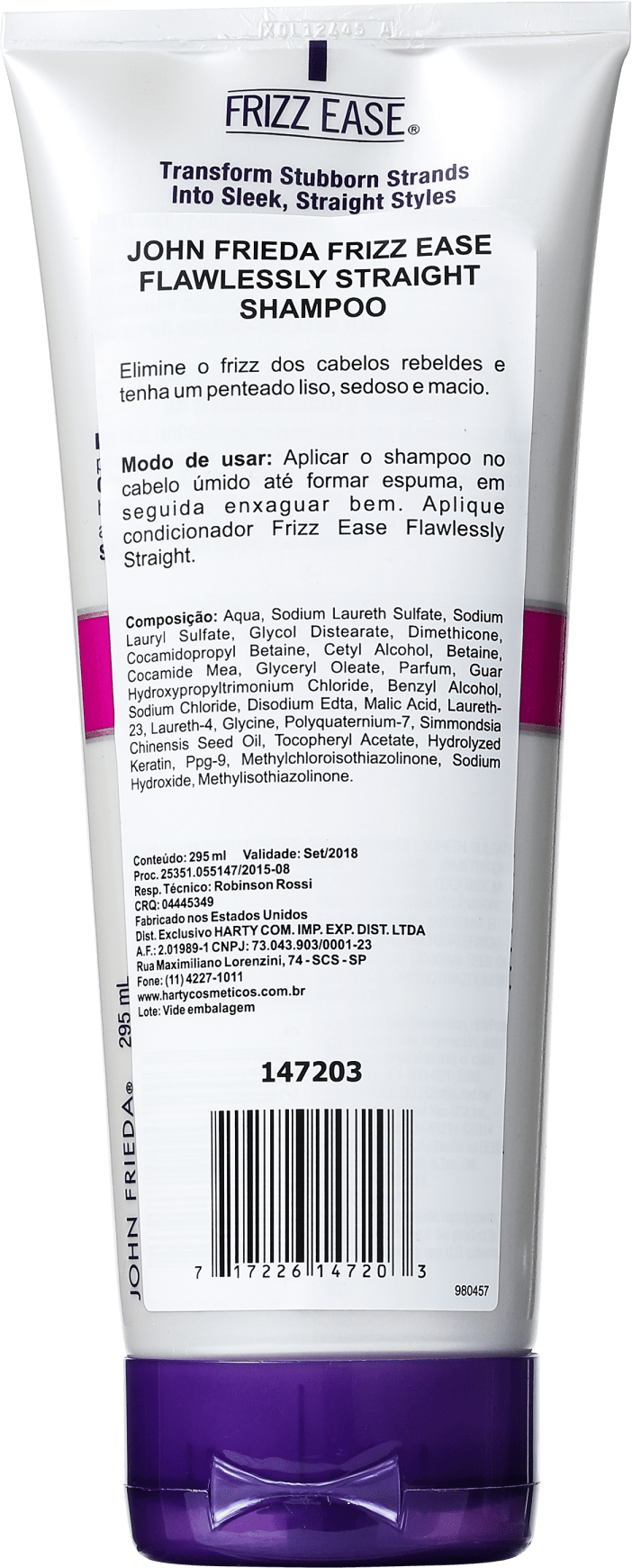 John Frieda Frizz-Ease Flawlessly Straight - Shampoo 295ml