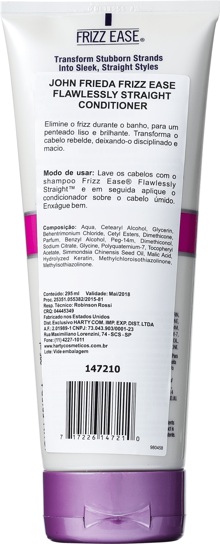 John Frieda Frizz-Ease Flawlessly Straight Conditioner - Condicionador 295ml