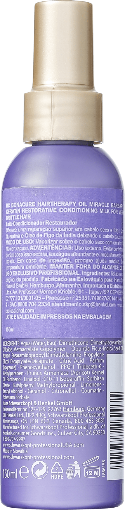 Schwarzkopf Professional BC Bonacure Oil Miracle Barbary Fig - Condicionador em Spray 150ml