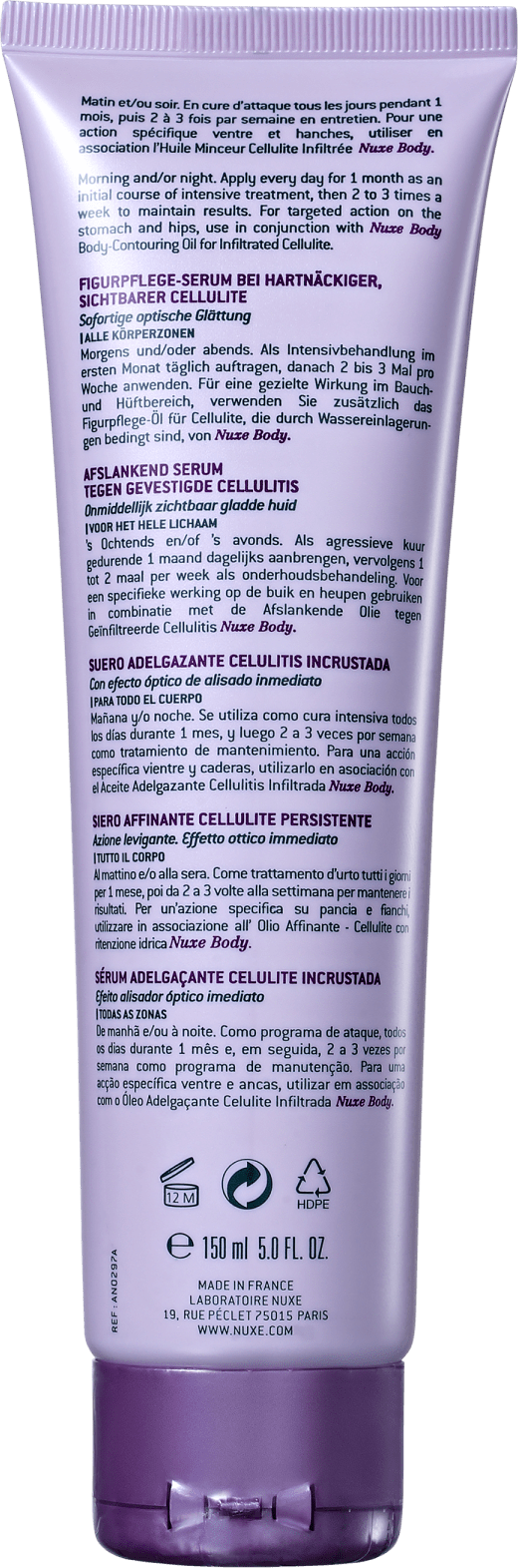 Nuxe Body Sérum Minceur Cellulite Incrustée - Sérum para Celulite 150ml