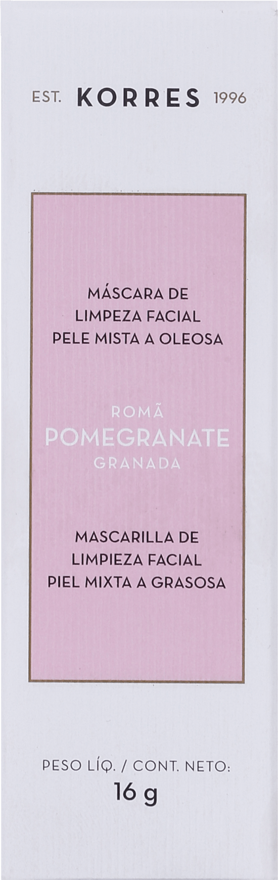 Korres Pomegranate - Máscara de Limpeza Facial 16g