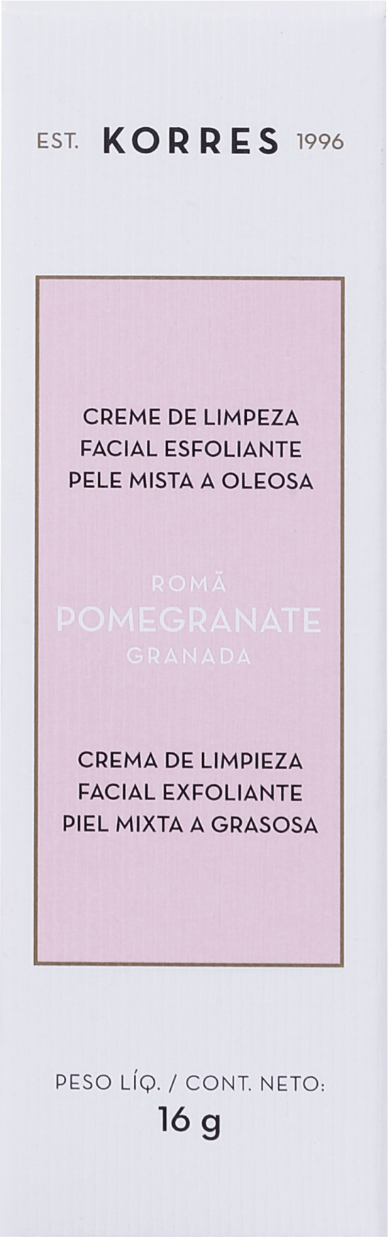 Korres Pomegranate - Creme de Limpeza Esfoliante 16g