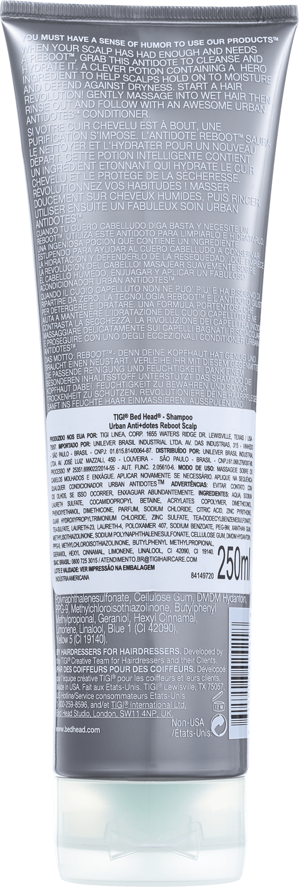 TIGI Bed Head Urban Anti+Dotes #0 Reboot Scalp - Shampoo 250ml