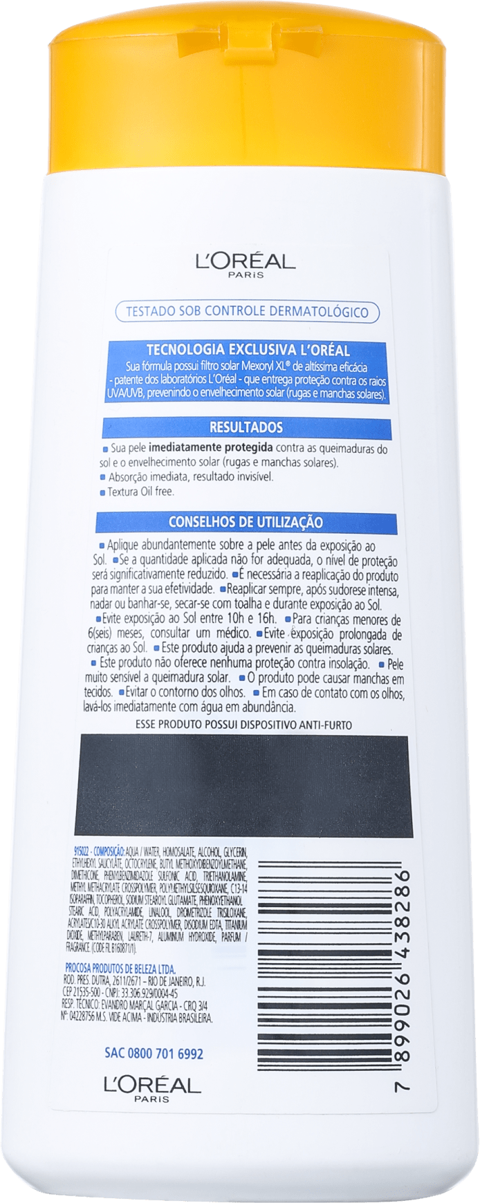 L'Oréal Paris Solar Expertise Invisilight FPS 30 - Protetor Solar 120ml