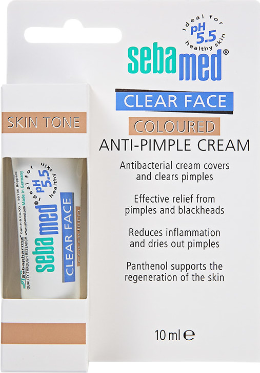 Sebamed Clear Face Coloured Anti-Pimple - Creme para Acne 10ml
