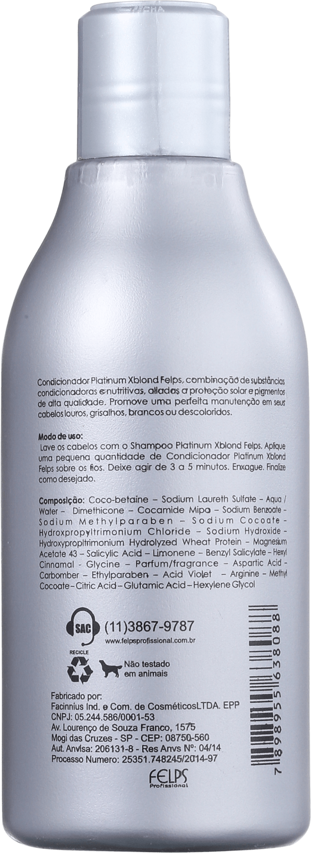 Felps Profissional XBlond Silver - Condicionador 300ml