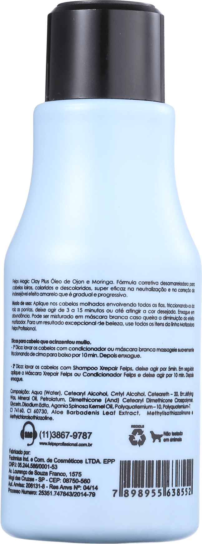 Felps Profissional XBlond Magic Clay - Máscara de Tratamento 250ml