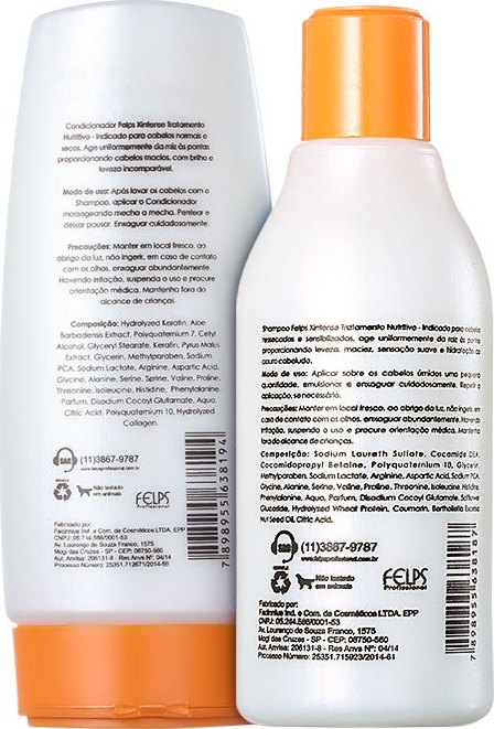Felps Profissional Xintense Nutritive Treatment Duo Kit (2 Produtos)