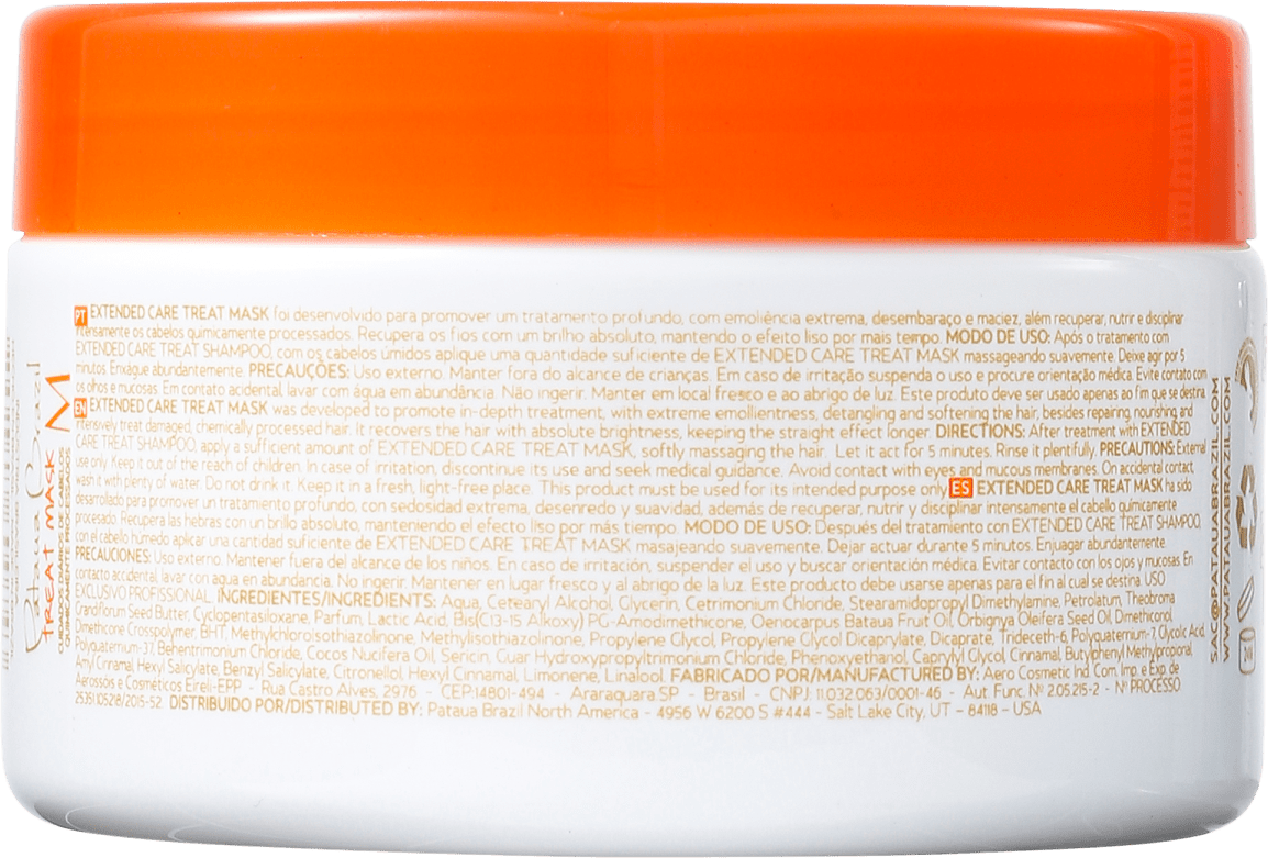 Pataua Brazil Extended Care Treat Mask - Máscara de Tratamento 300ml