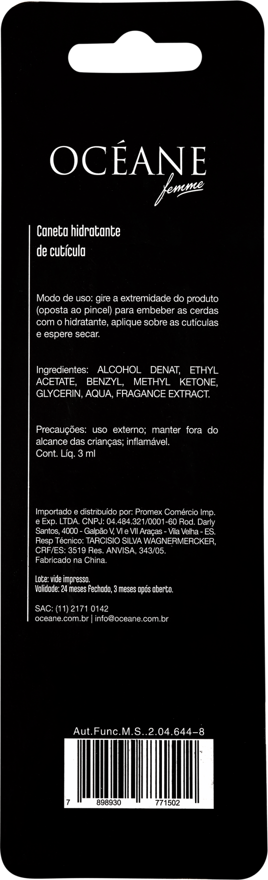 Océane Femme Nail Care Make It Stronger - Caneta Hidratante para Cutículas