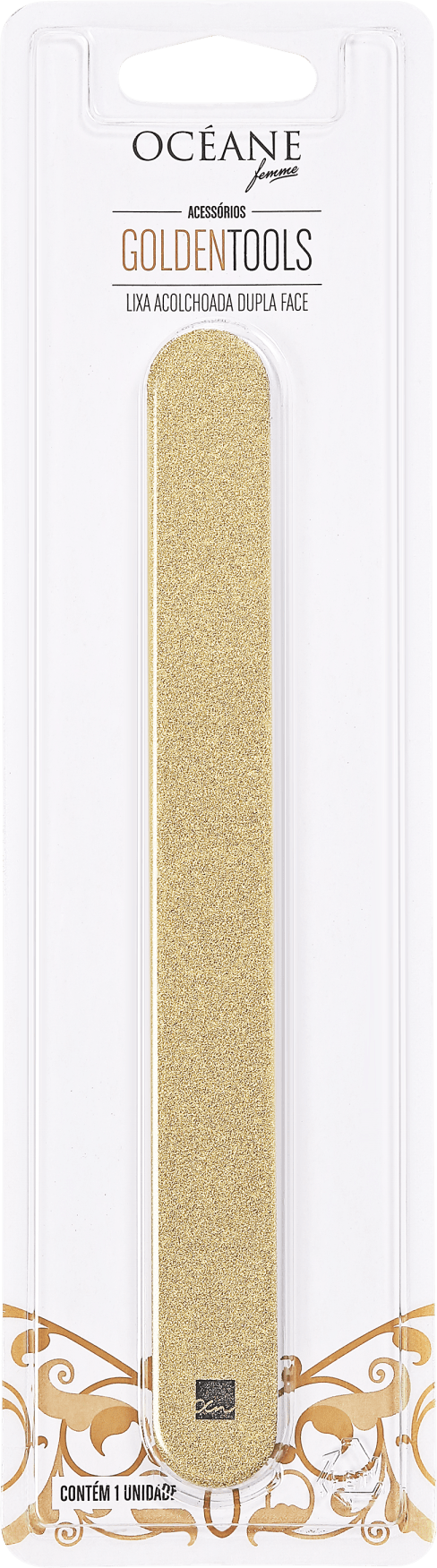 Océane Femme Golden Tools Acolchoada Dupla Face - Lixa de Unha