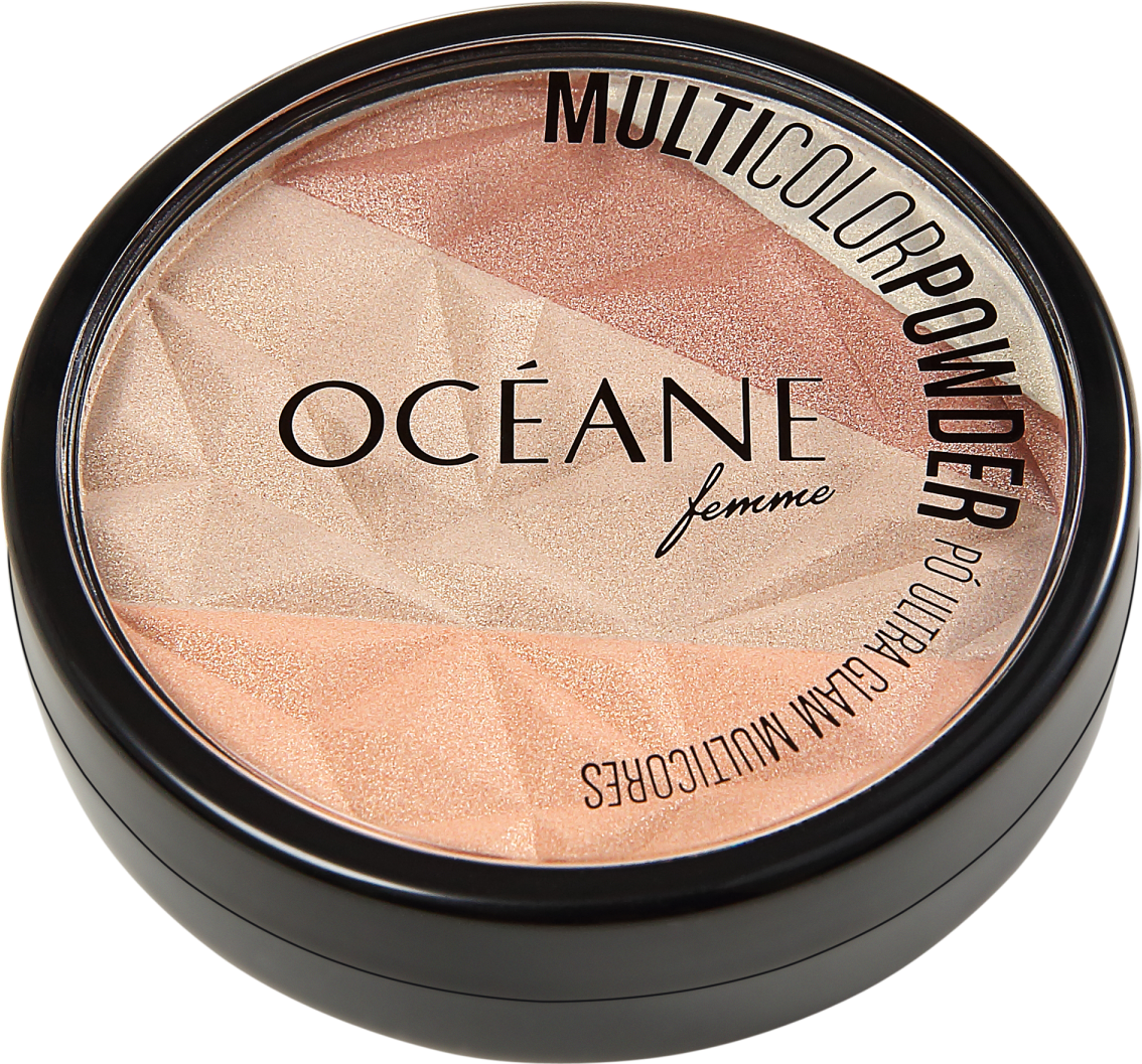 Océane Femme Multicolor Powder Ultra Glam - Pó 3 em 1 9,5g