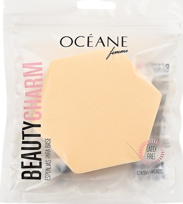 Océane Femme Beauty Charm - Esponja para Base (6 unidades)