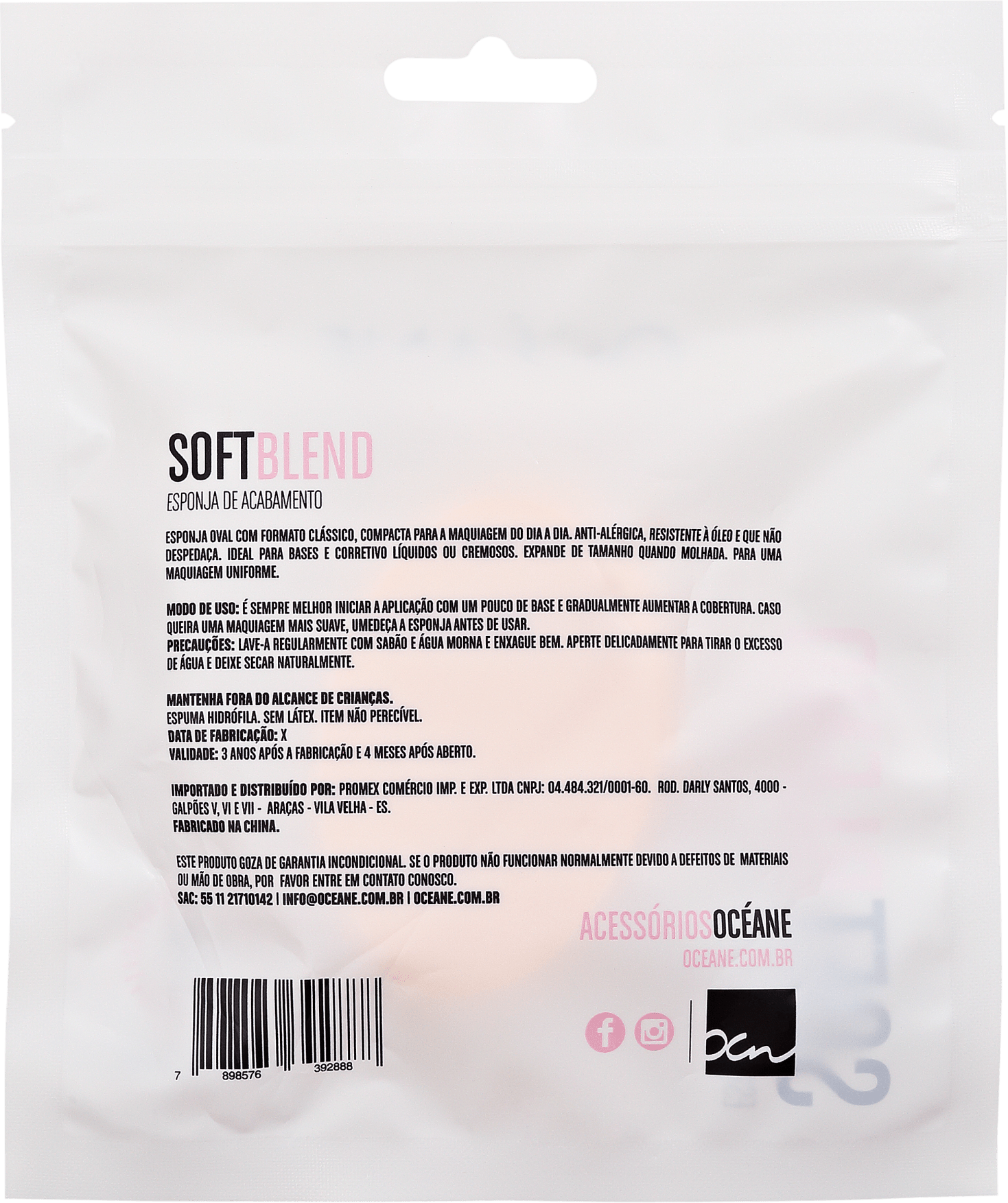 Océane Femme Soft Blend - Esponja Oval