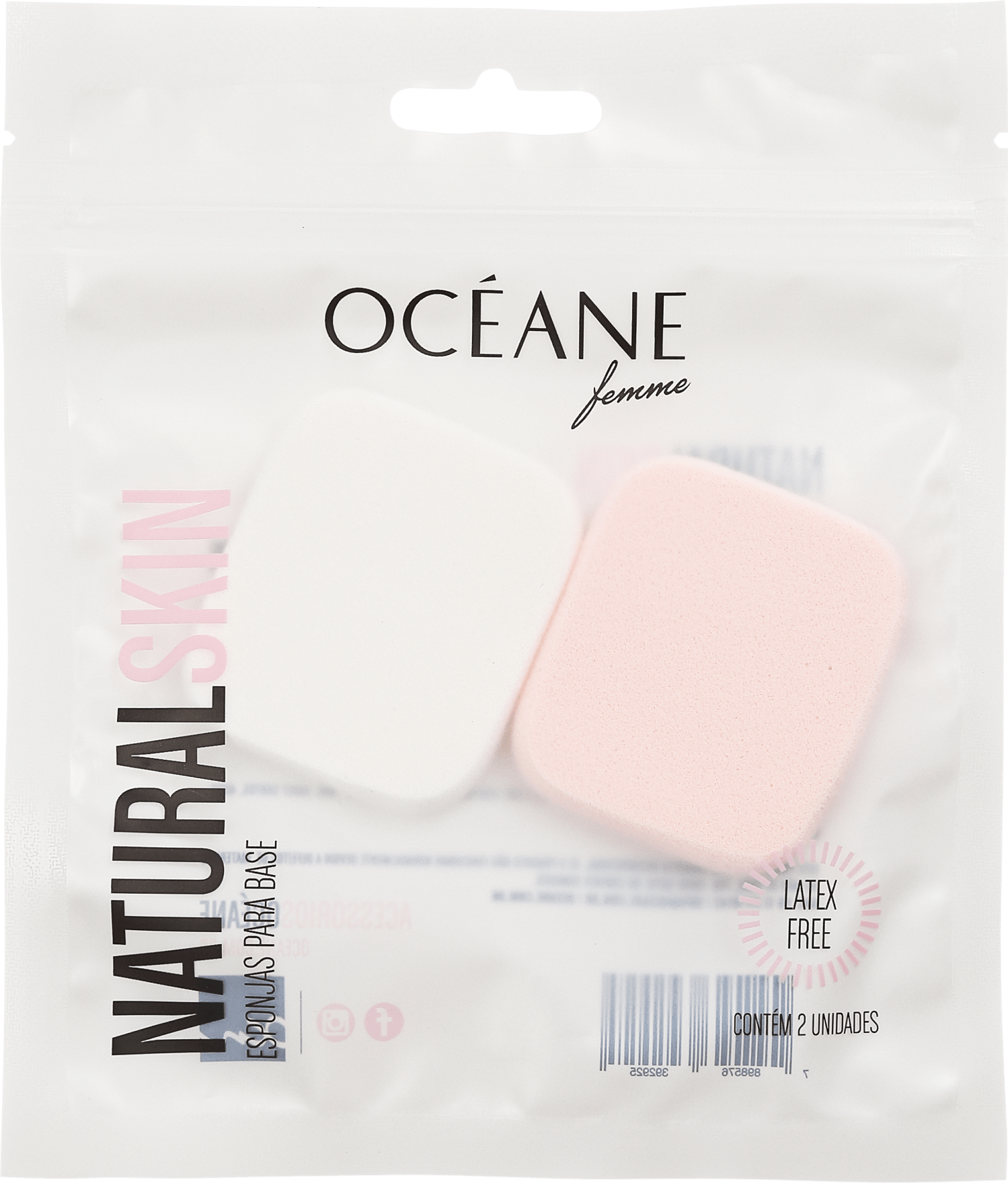 Océane Femme Natural Skin - Esponja para Base (2 unidades)