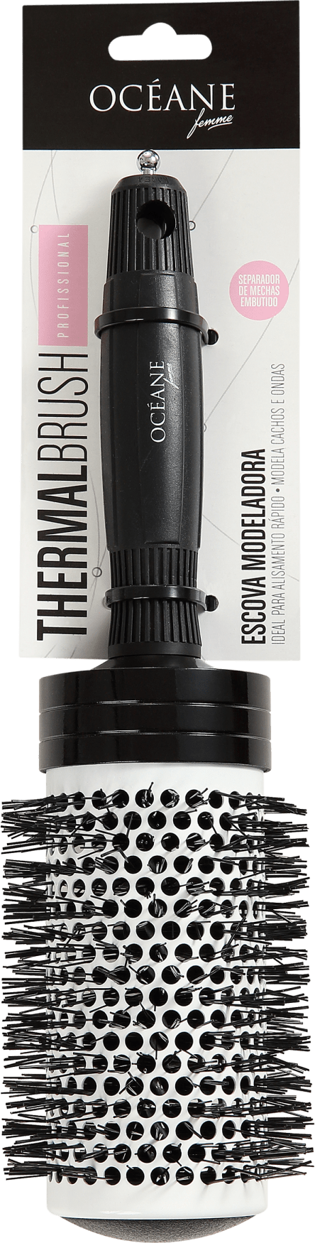 Océane Femme Thermal Brush 53 Branca - Escova Térmica Modeladora