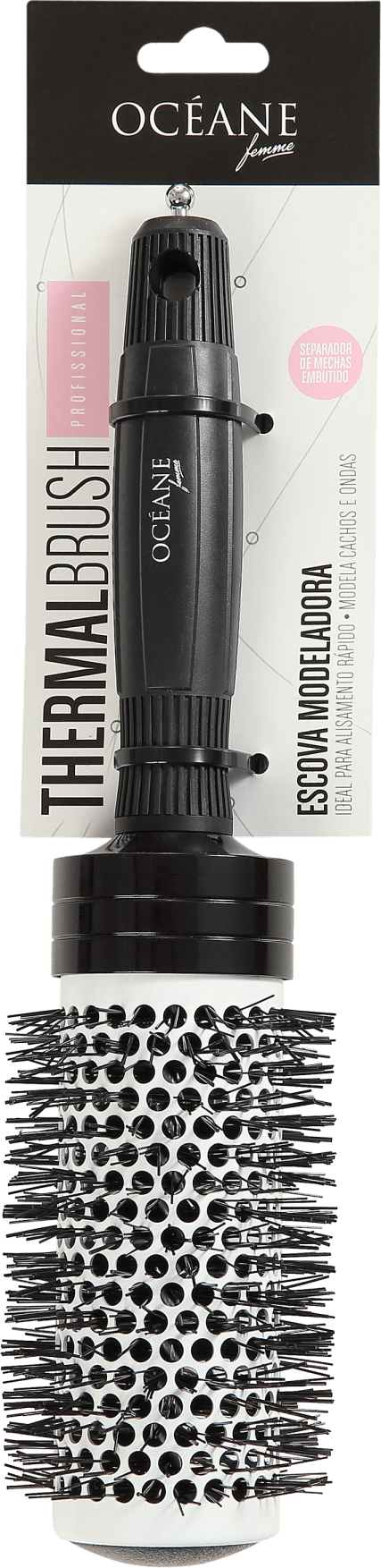 Océane Femme Thermal Brush 43 Branca - Escova Térmica Modeladora