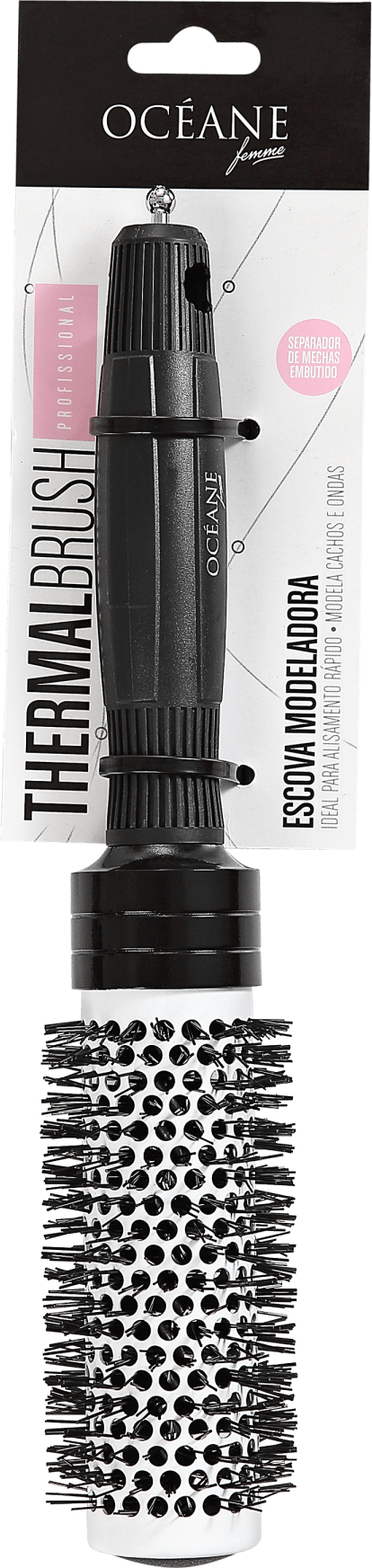 Océane Femme Thermal Brush 33 Branca - Escova Térmica Modeladora