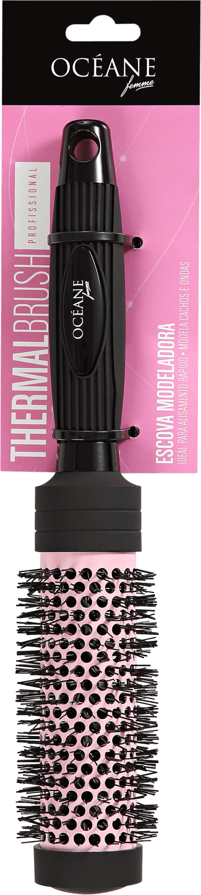 Océane Femme Thermal Brush 33 Rosa - Escova Térmica Modeladora