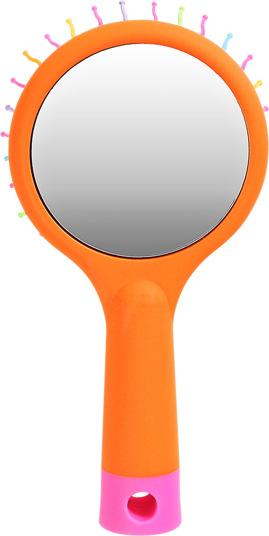 Océane Femme Rainbow Brush Laranja - Escova Almofadada Pequena