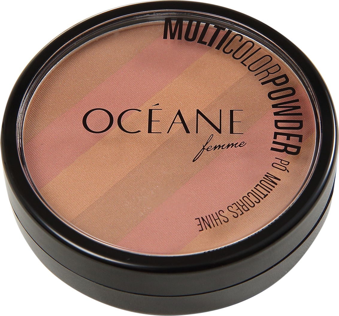 Océane Femme Multicolor Powder Bronzer - Pó 3 em 1 7,2g