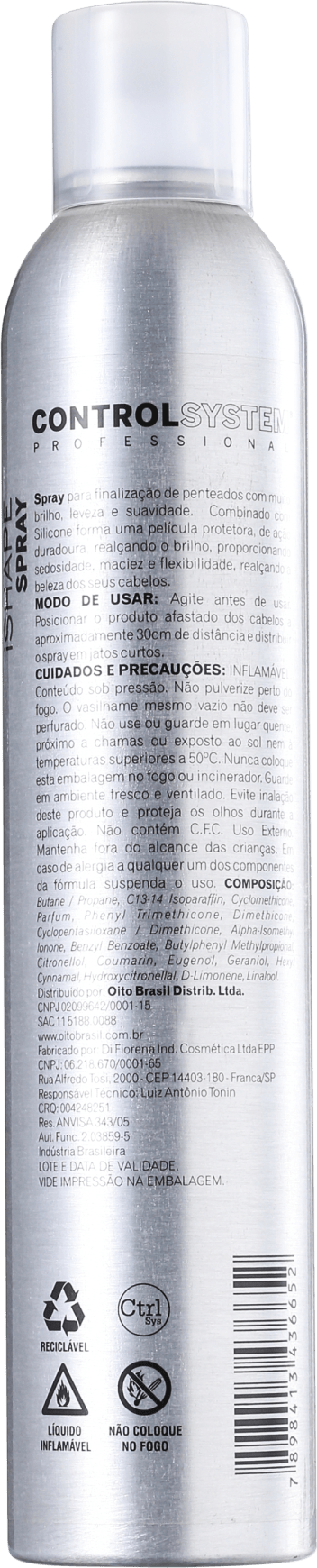 Control System Professional iShape Spray - Spray de Brilho 400ml