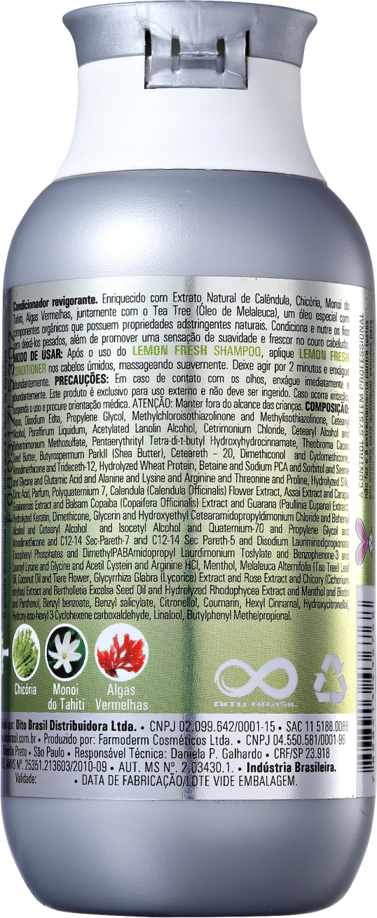Control System Professional Lemon Fresh Conditioner - Condicionador 100ml