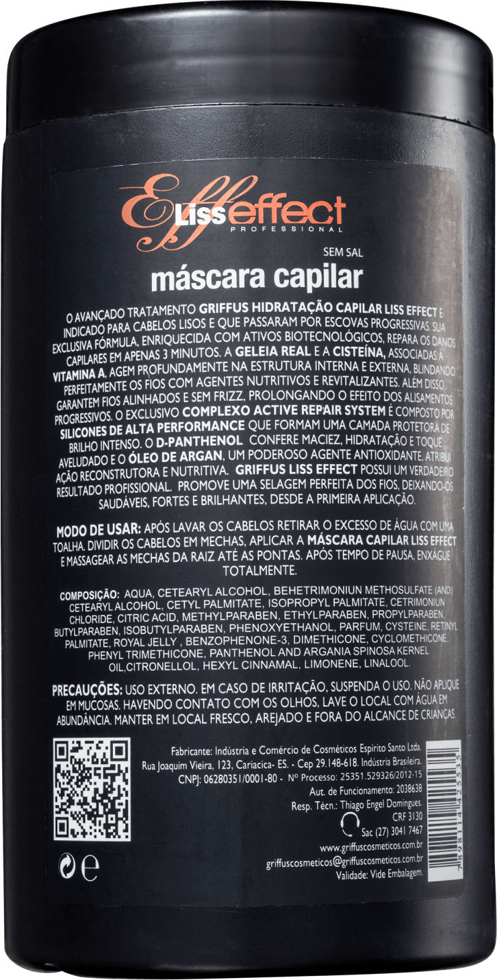 Griffus Liss Effects - Máscara 1000ml