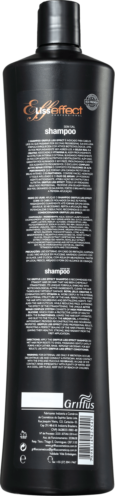 Griffus Liss Effect - Shampoo 1000ml