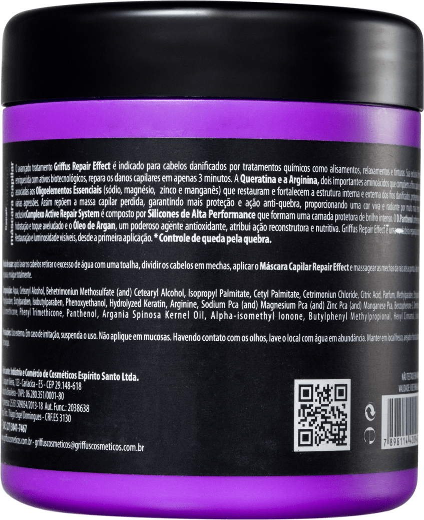 Griffus Repair Effect - Máscara 500g