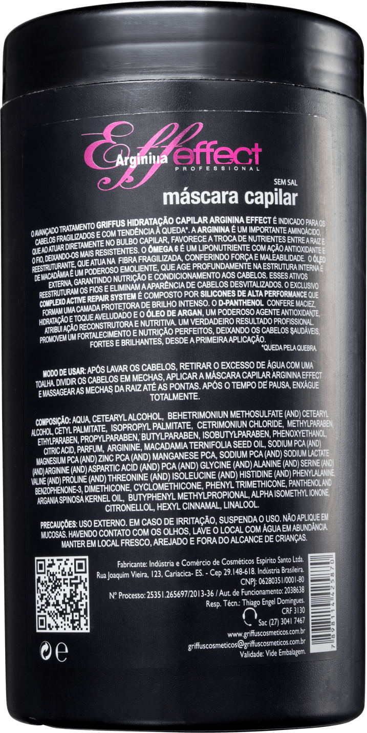 Griffus Arginina Effect - Máscara 1000g