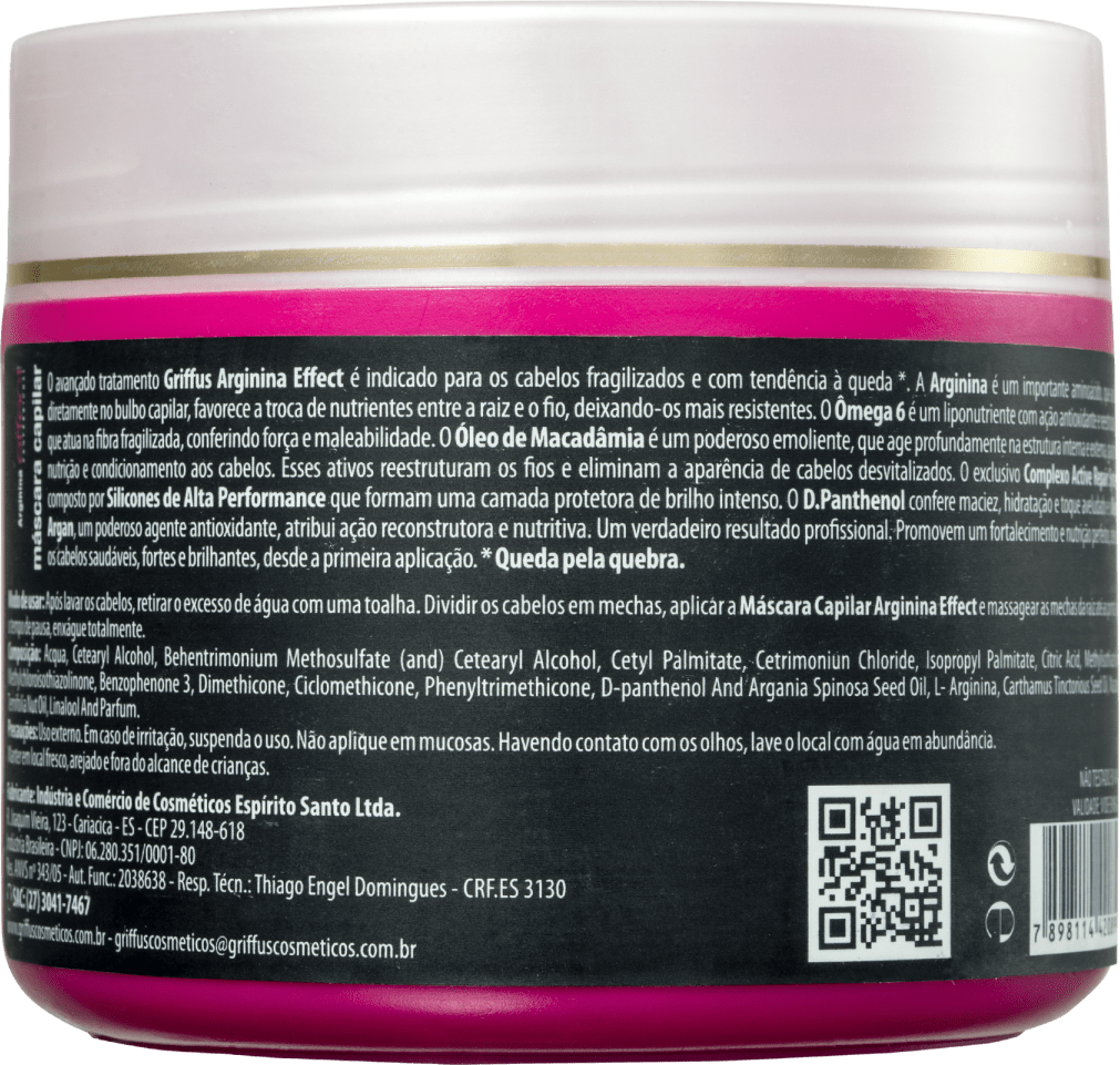 Griffus Arginina Effect - Máscara 500g