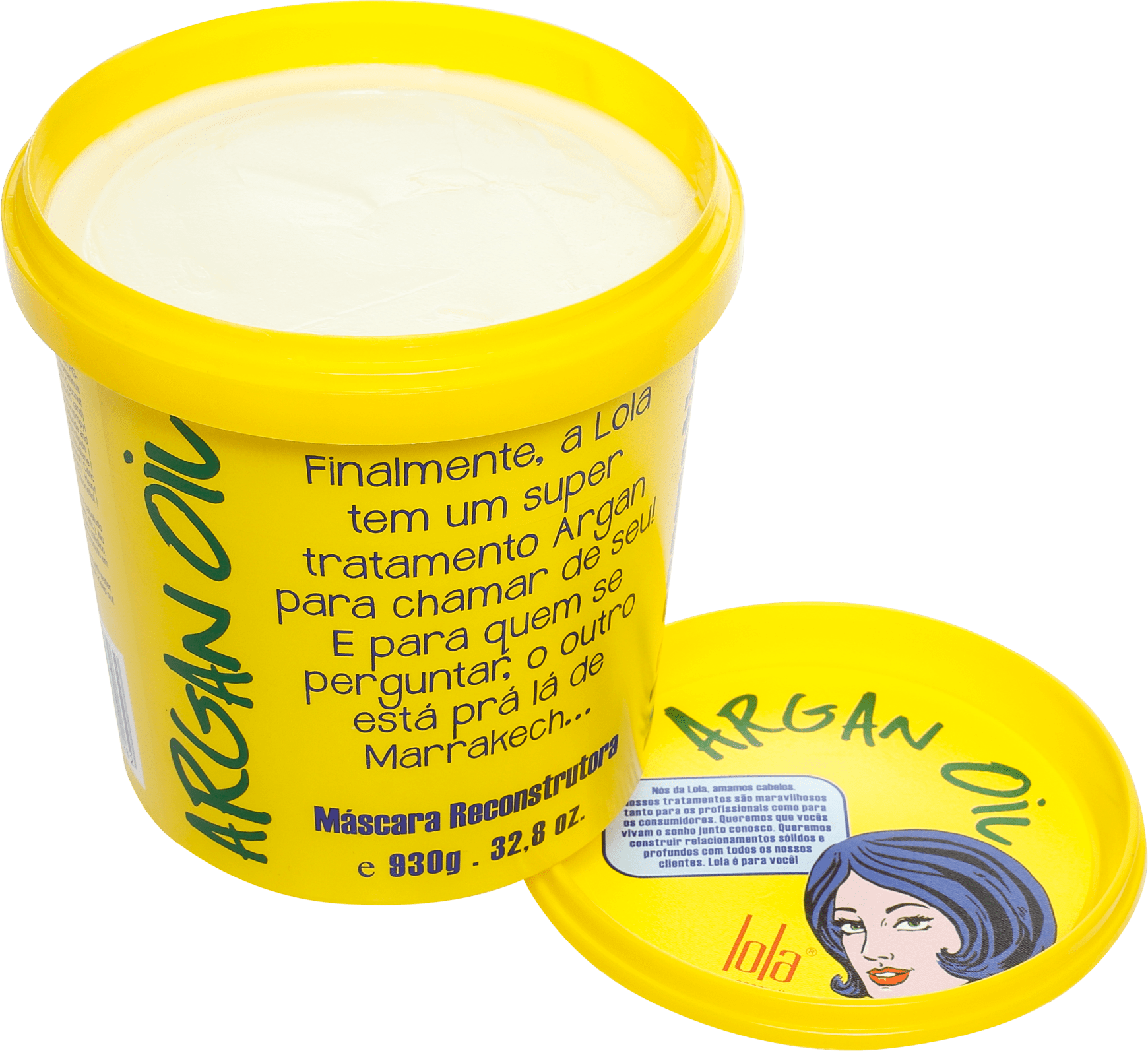 Lola Cosmetics Argan Oil - Máscara Reconstrutora 930g