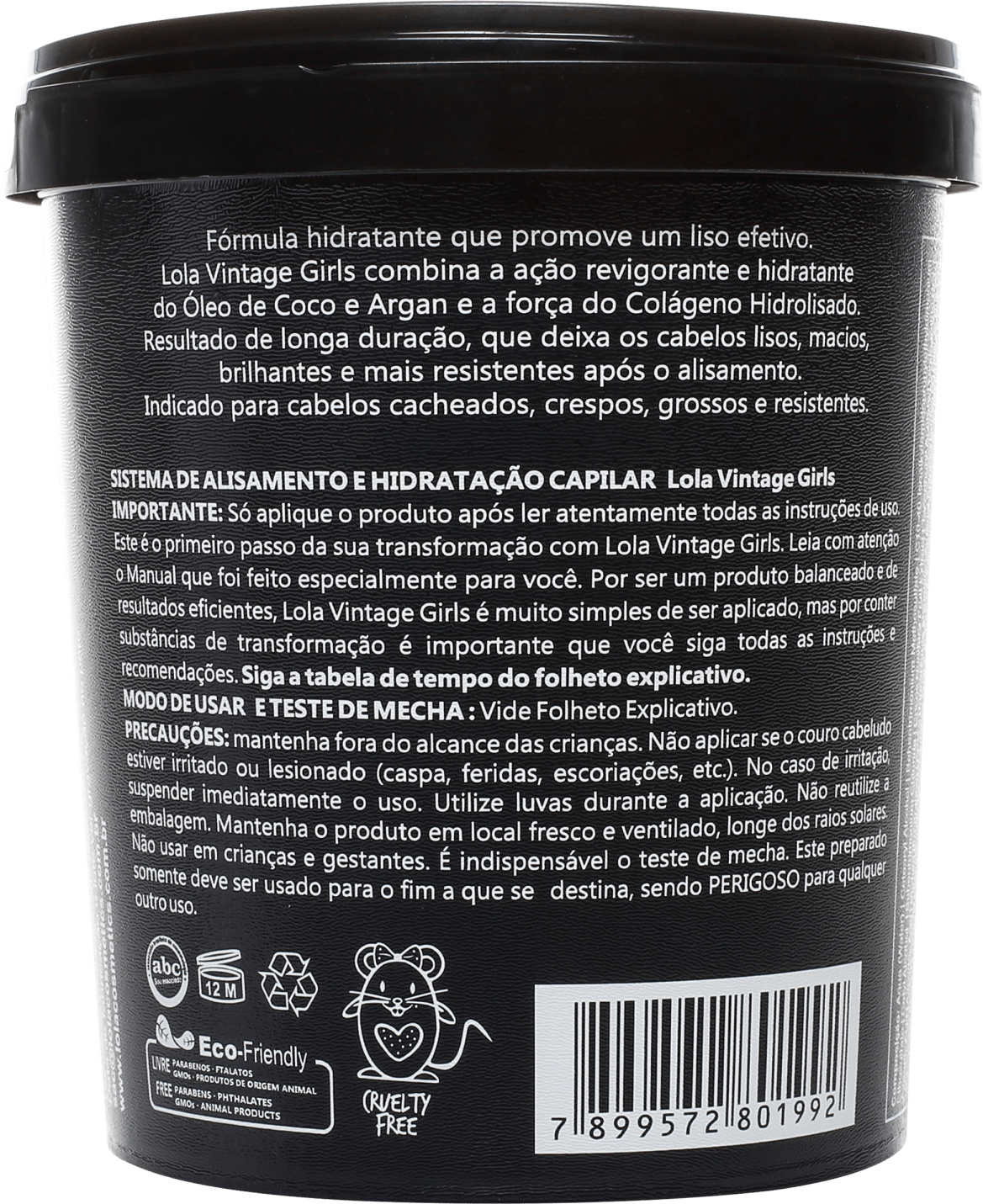 Lola Cosmetics Vintage Girls - Creme Alisante 850g