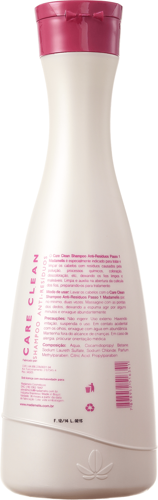 Madamelis Profissional Care Clean - Shampoo Antirresíduos 1000ml