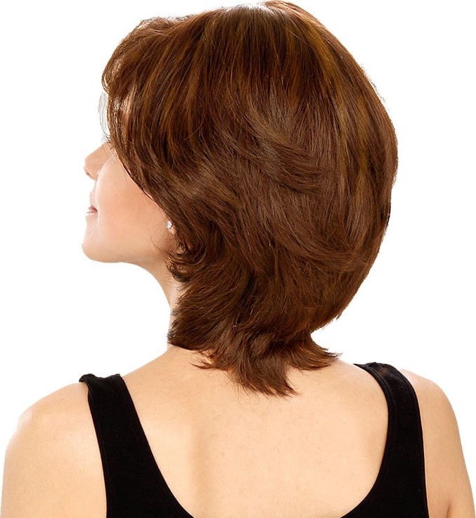 Crown Wigs Amanda Cor Castanho Médio/ Claro - Peruca 25cm