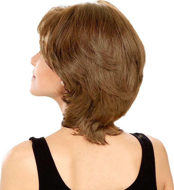 Crown Wigs Amanda Cor Castanho Claro/Louro Médio - Peruca 25cm