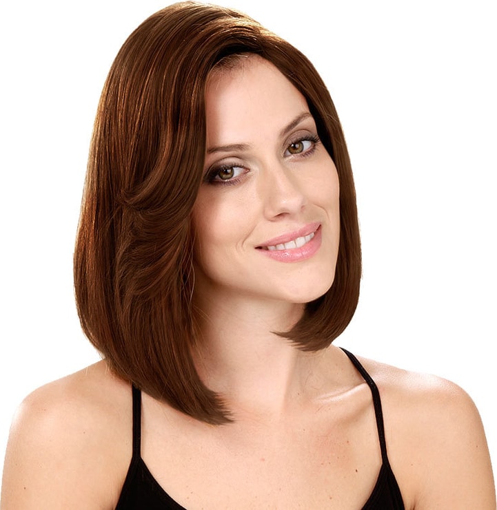 Crown Wigs Bianca Cor Castanho Claro - Peruca 30cm