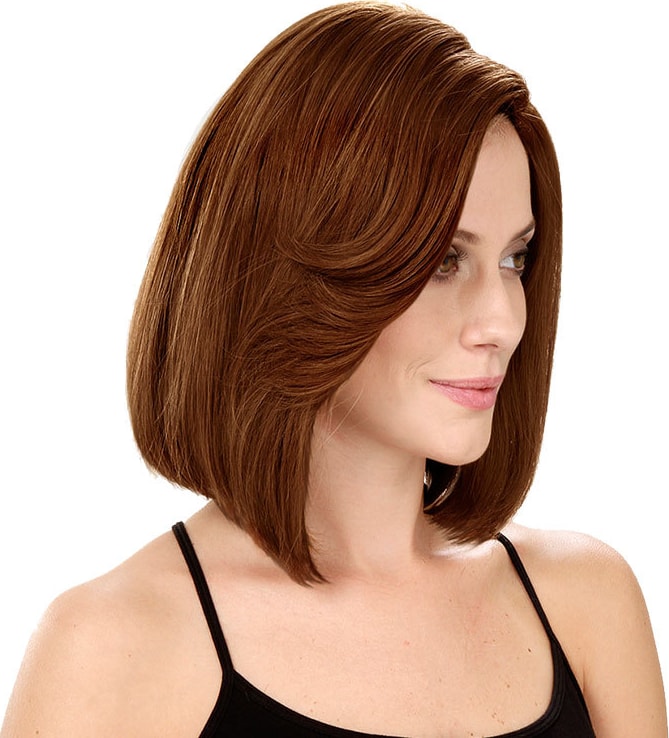 Crown Wigs Bianca Cor Castanho Claro - Peruca 30cm