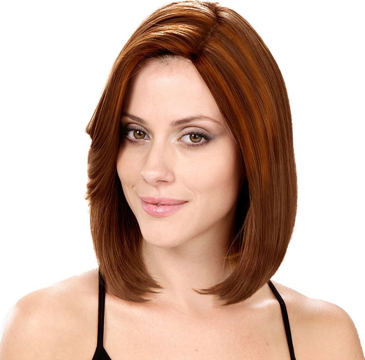 Crown Wigs Bianca Cor Castanho Médio/Claro - Peruca 30cm
