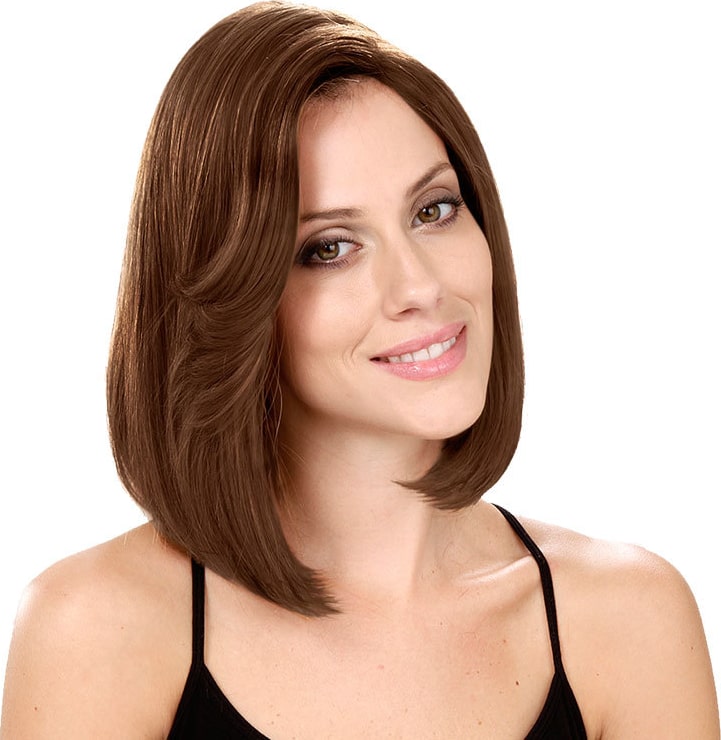 Crown Wigs Bianca Cor Castanho Médio/Claro/Louro Escuro - Peruca 30cm
