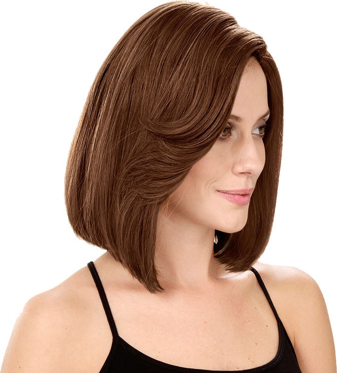 Crown Wigs Bianca Cor Castanho Médio/Claro/Louro Escuro - Peruca 30cm