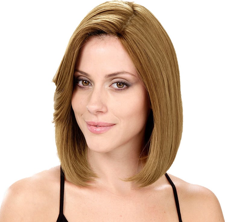 Crown Wigs Bianca Cor Castanho Claro/Louro Médio - Peruca 30cm