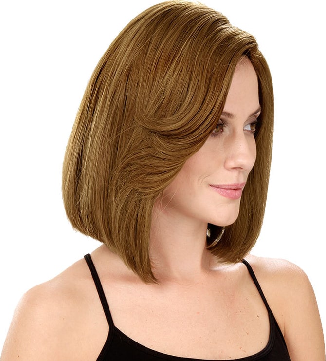 Crown Wigs Bianca Cor Louro Claro/Escuro - Peruca 30cm