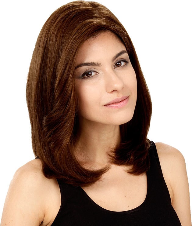 Crown Wigs Carol Cor Castanho Médio - Peruca 35cm