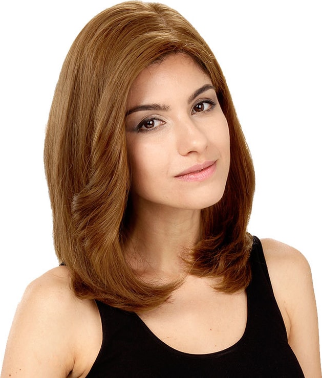 Crown Wigs Carol Cor Louro Claro/Escuro - Peruca 35cm
