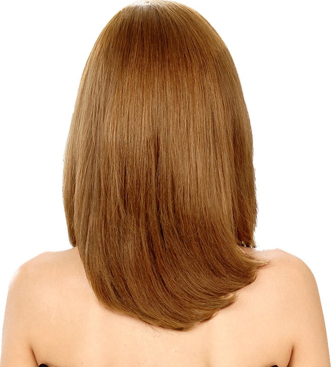 Crown Wigs Carol Cor Castanho Claro/Louro Médio - Peruca 35cm