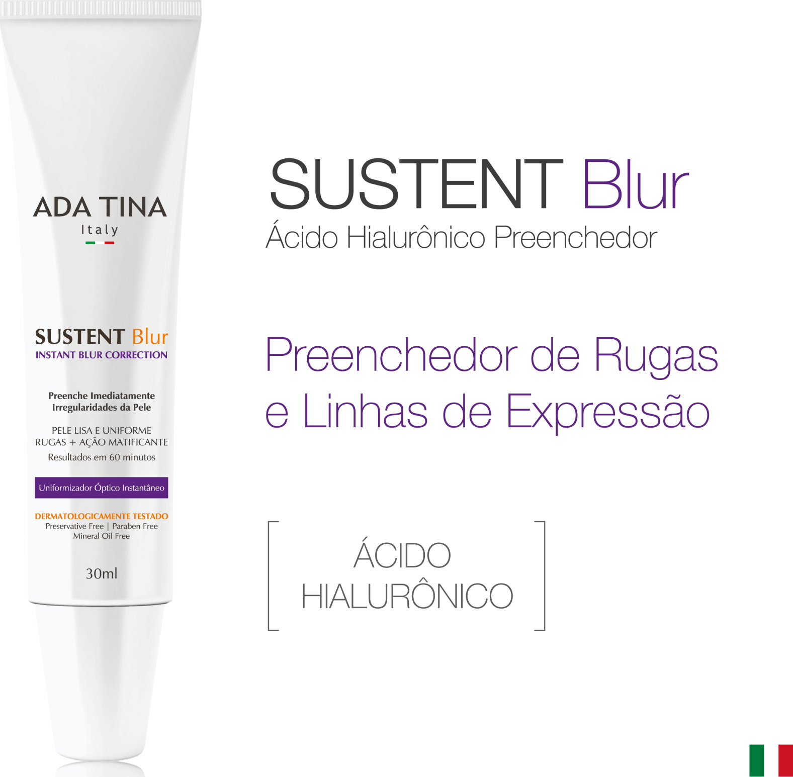 Ada Tina Sustent Blur - Tratamento Anti-idade 30ml